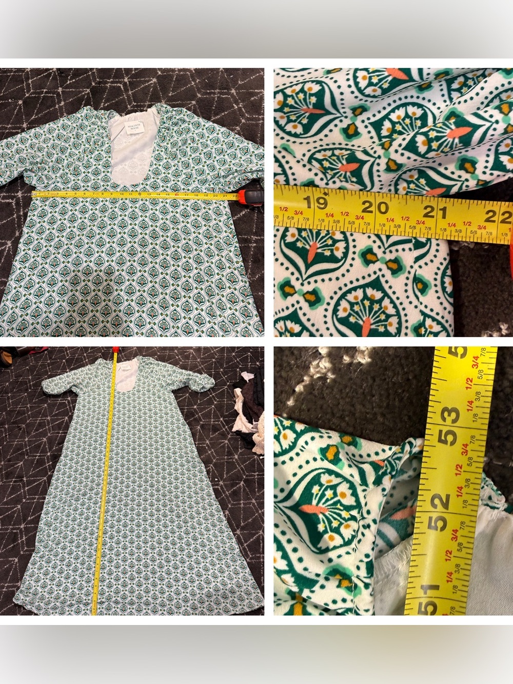 Hyacinth House Green Leaves Laurel Maxi Dress - Picture 6 of 9